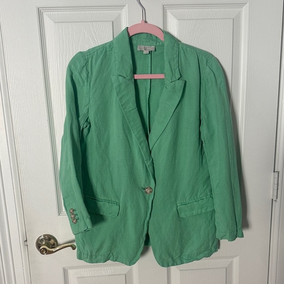 LOFT Mint Green Women's Blazer small petite - Picture 1 of 4